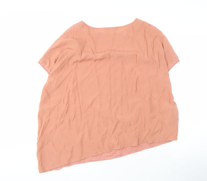 Womens UK Size 8 Mango Pink  Blouse