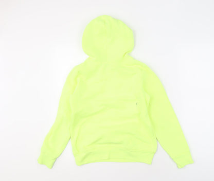 Gap Girls Green Pullover Hoodie - 12 Years, Logo, Long Sleeve