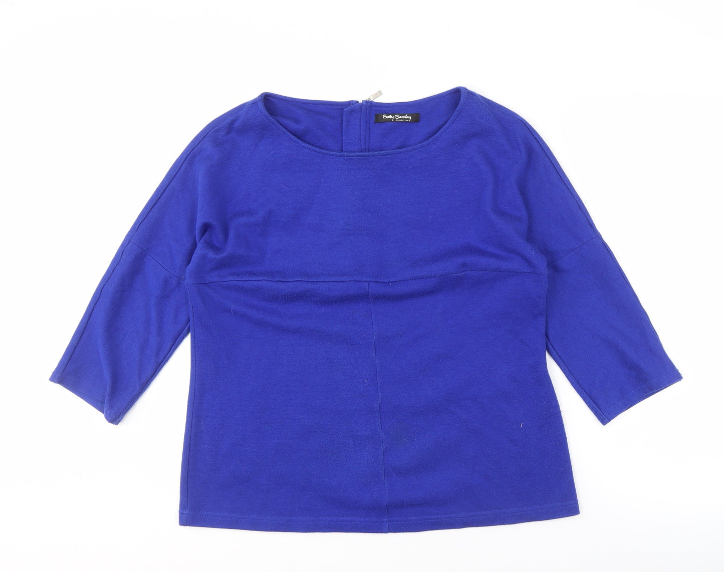 Betty Barclay Women's Blue Boat Neck Top Size 12