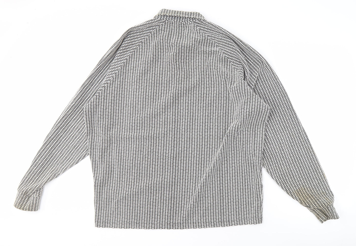 Mens UK Size M ASOS DESIGN Grey 1/2 Zip Sweatshirt