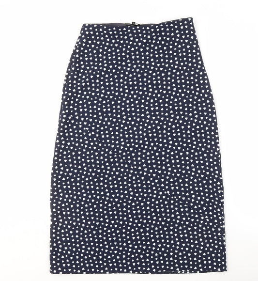 Next Women's Blue Pencil Skirt Size 8