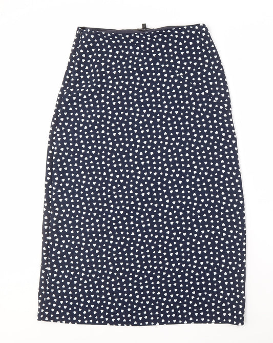 Next Women's Blue Pencil Skirt Size 8
