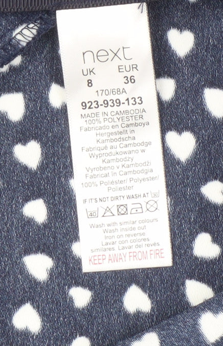 Next Women's Blue Pencil Skirt Size 8