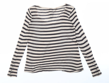 Mango Basics Women's Striped Long Sleeve T-Shirt