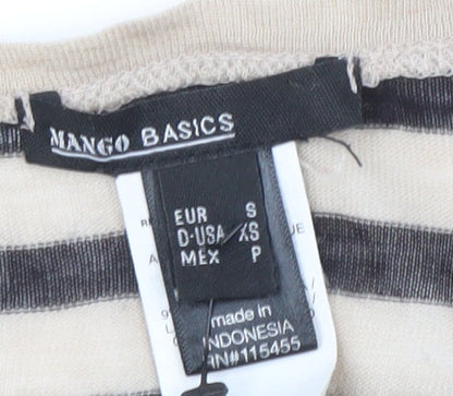 Mango Basics Women's Striped Long Sleeve T-Shirt