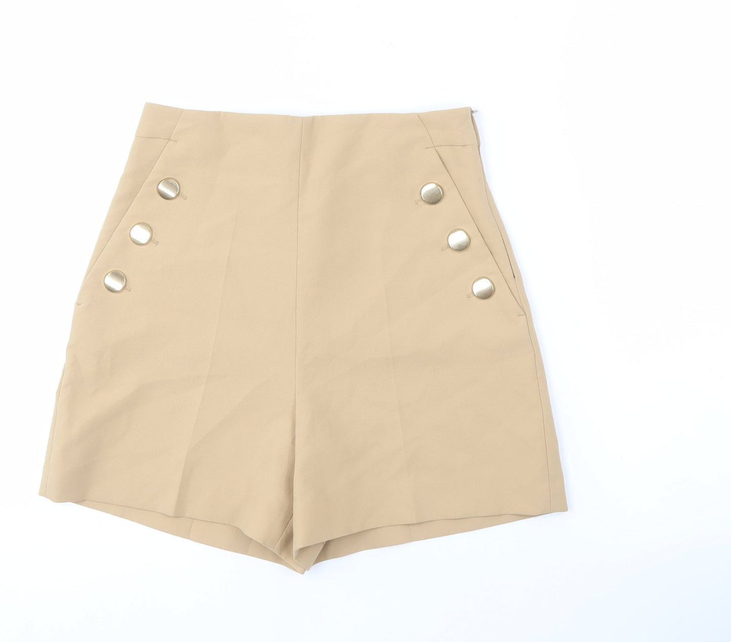 Zara Women's Beige Sailor Shorts XS Casual