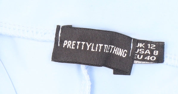 Womens UK Size 12 PRETTYLITTLETHING   Blue Trousers