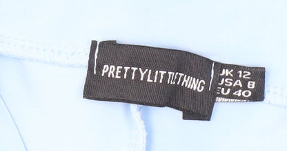 Womens UK Size 12 PRETTYLITTLETHING   Blue Trousers