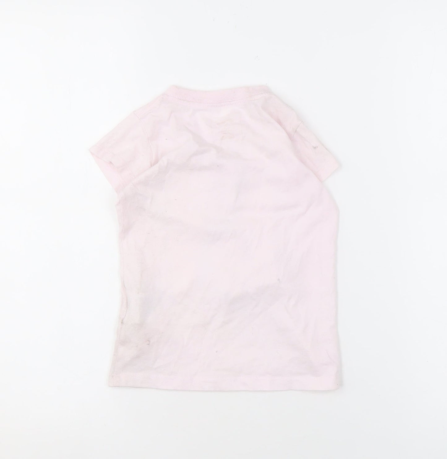 Converse Girls Pink Graphic T-Shirt Size 4-5 Years