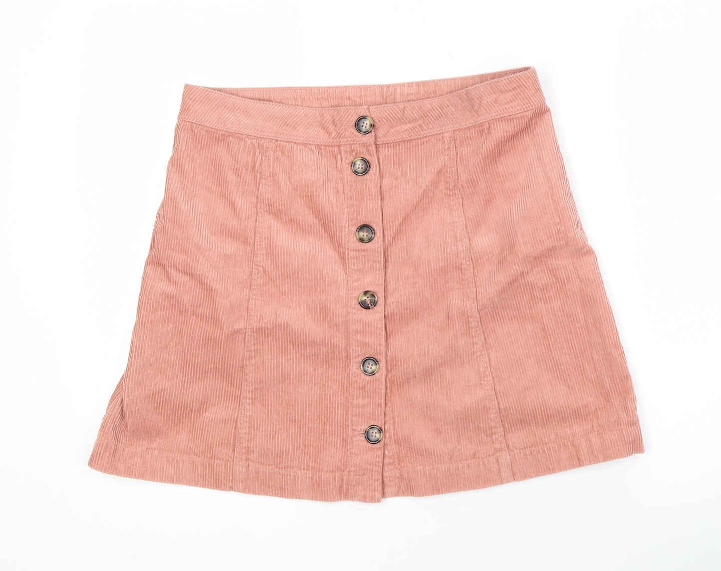 H&M Women’s Pink Corduroy A-Line Skirt Size 12