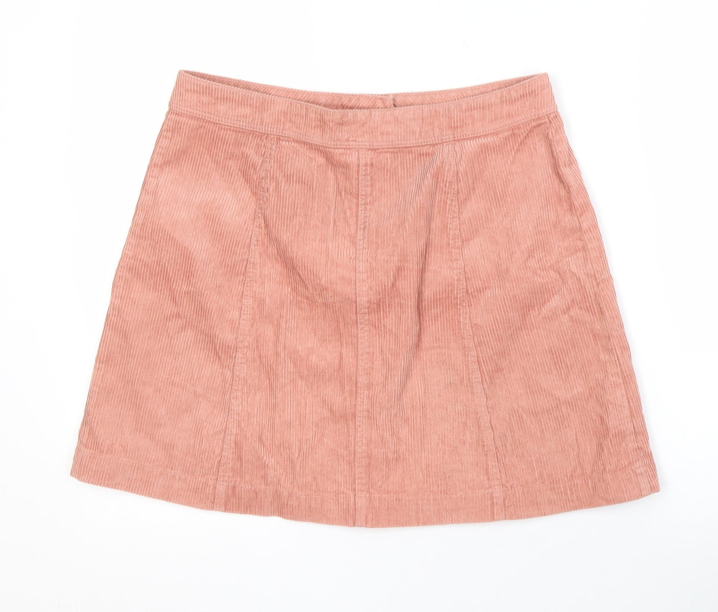 H&M Women’s Pink Corduroy A-Line Skirt Size 12