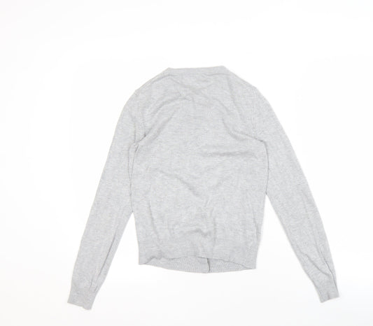 Womens UK Size 8 Marks and Spencer Grey Cardigan Jumper
