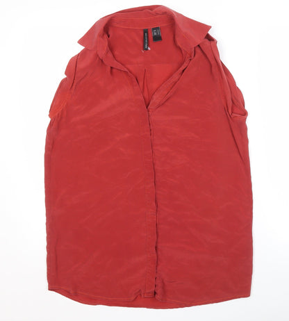 Womens UK Size 12 MNG Collection Red Basic