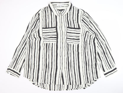 Capsule Women's Multicoloured Striped Button-Up Shirt