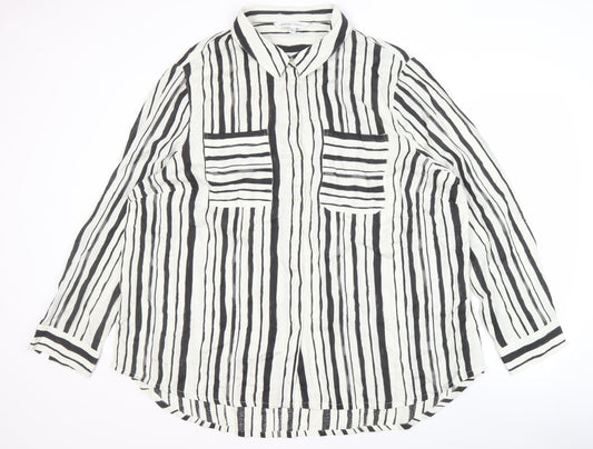 Capsule Women's Multicoloured Striped Button-Up Shirt
