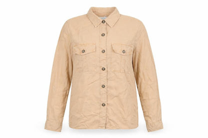 Womens UK Size 6 Topshop Beige  Button-Up