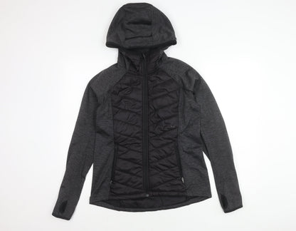 Womens UK Size 12 H&M Black Puffer Jacket