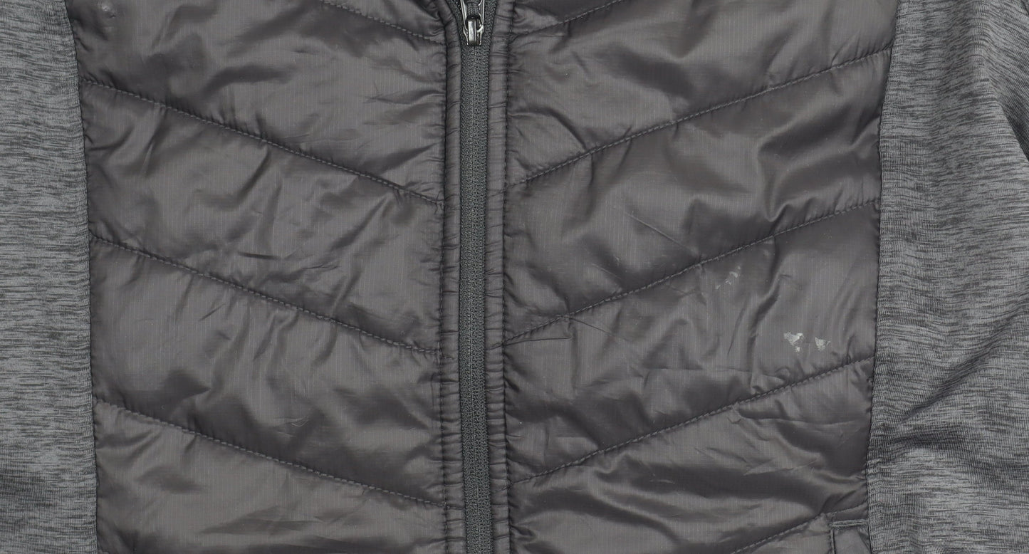 Womens UK Size 12 H&M Black Puffer Jacket