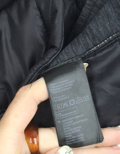 Womens UK Size 12 H&M Black Puffer Jacket