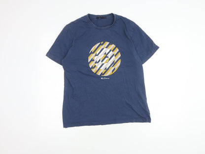 Mens UK Size M Ben Sherman Blue  T-Shirt
