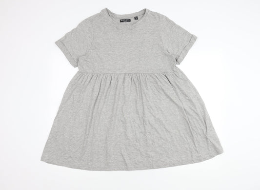 Brave Soul Women’s Grey Trapeze Dress Size 10