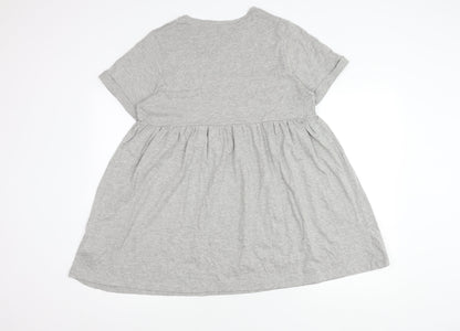 Brave Soul Women’s Grey Trapeze Dress Size 10