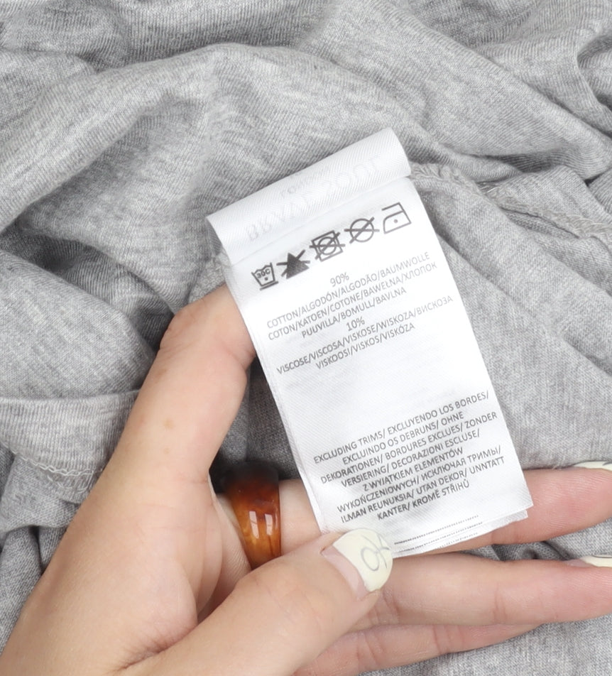 Brave Soul Women’s Grey Trapeze Dress Size 10