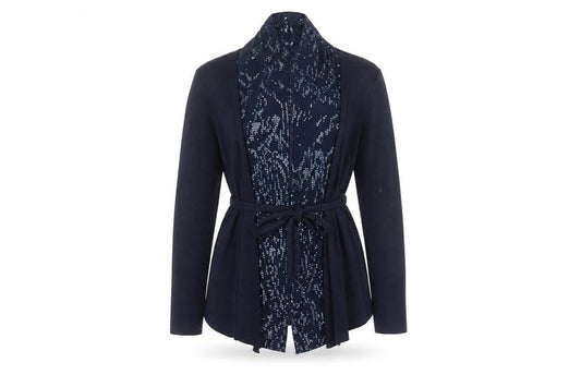 Womens UK Size 10 James Lakeland Blue Cardigan Jumper