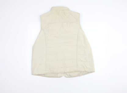 Bnw Collection Women’s Beige Quilted Waistcoat Size 22