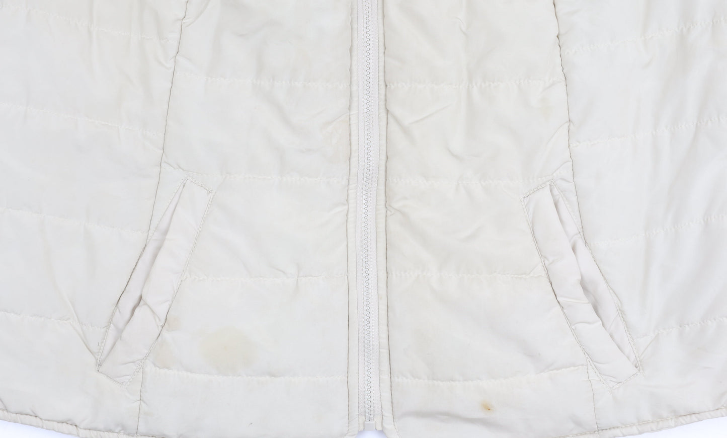 Bnw Collection Women’s Beige Quilted Waistcoat Size 22