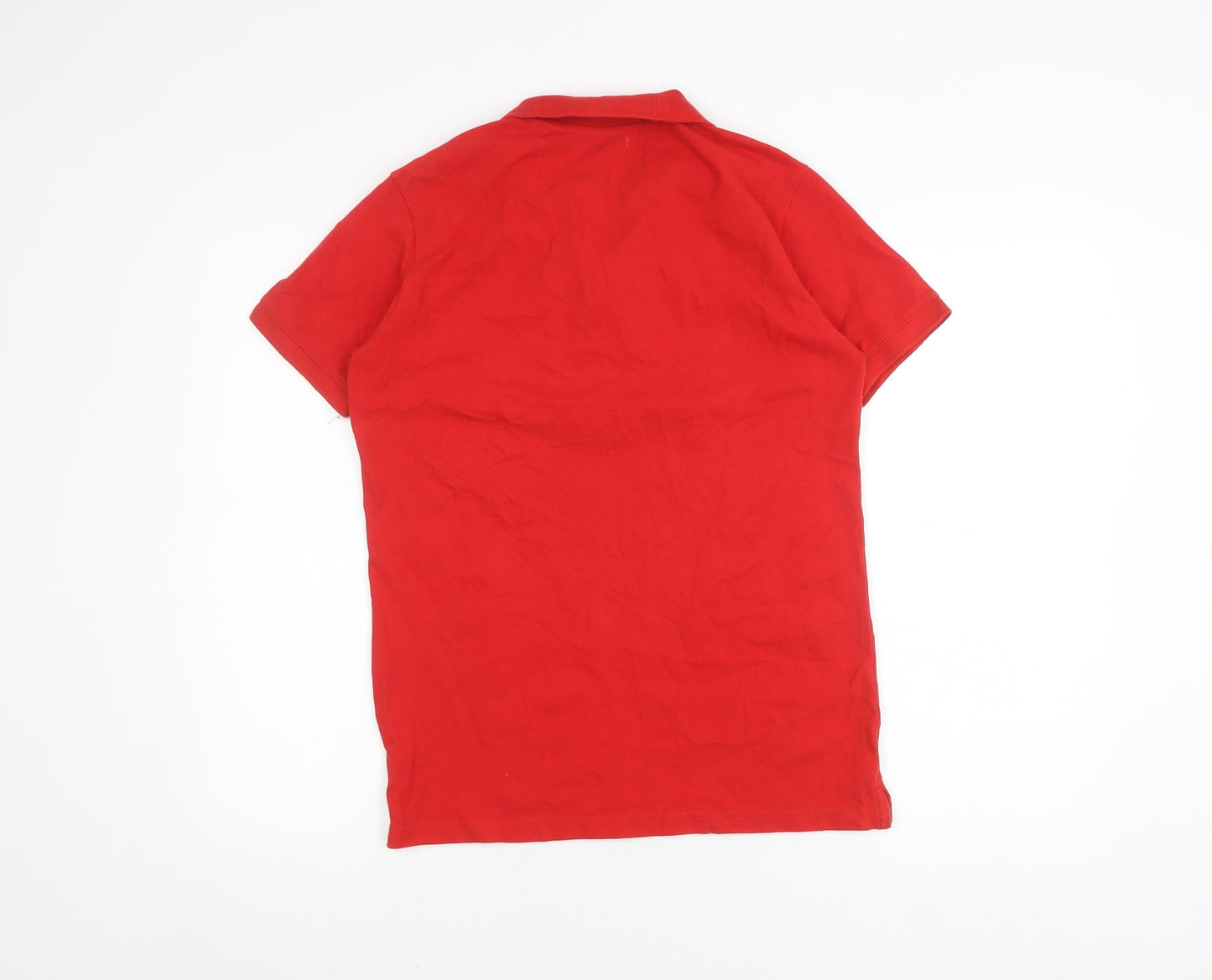 Lacoste Men's Red Polo M Regular Fit Cotton