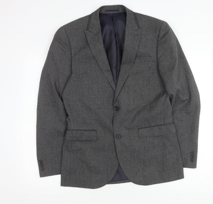 Mens UK Size 38 NEXT Regular Grey Suit Jacket