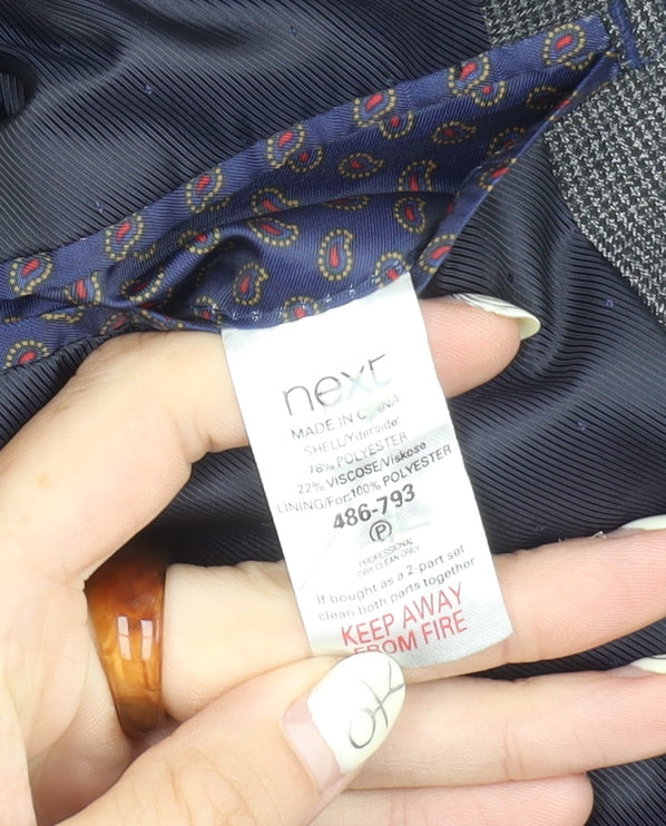Mens UK Size 38 NEXT Regular Grey Suit Jacket