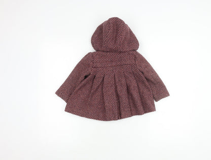 Monsoon Girls Multicoloured Hooded Coat 12-18 Months