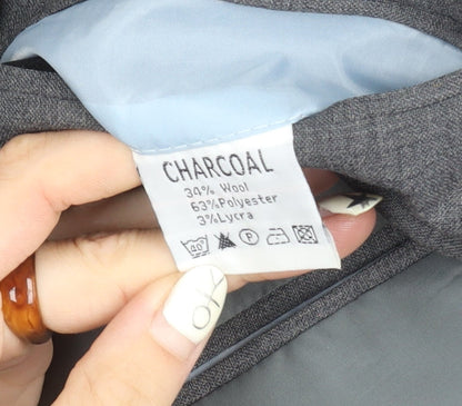 Thomas Brooks Men's Grey Wool Blend Blazer Jacket, Size 44R