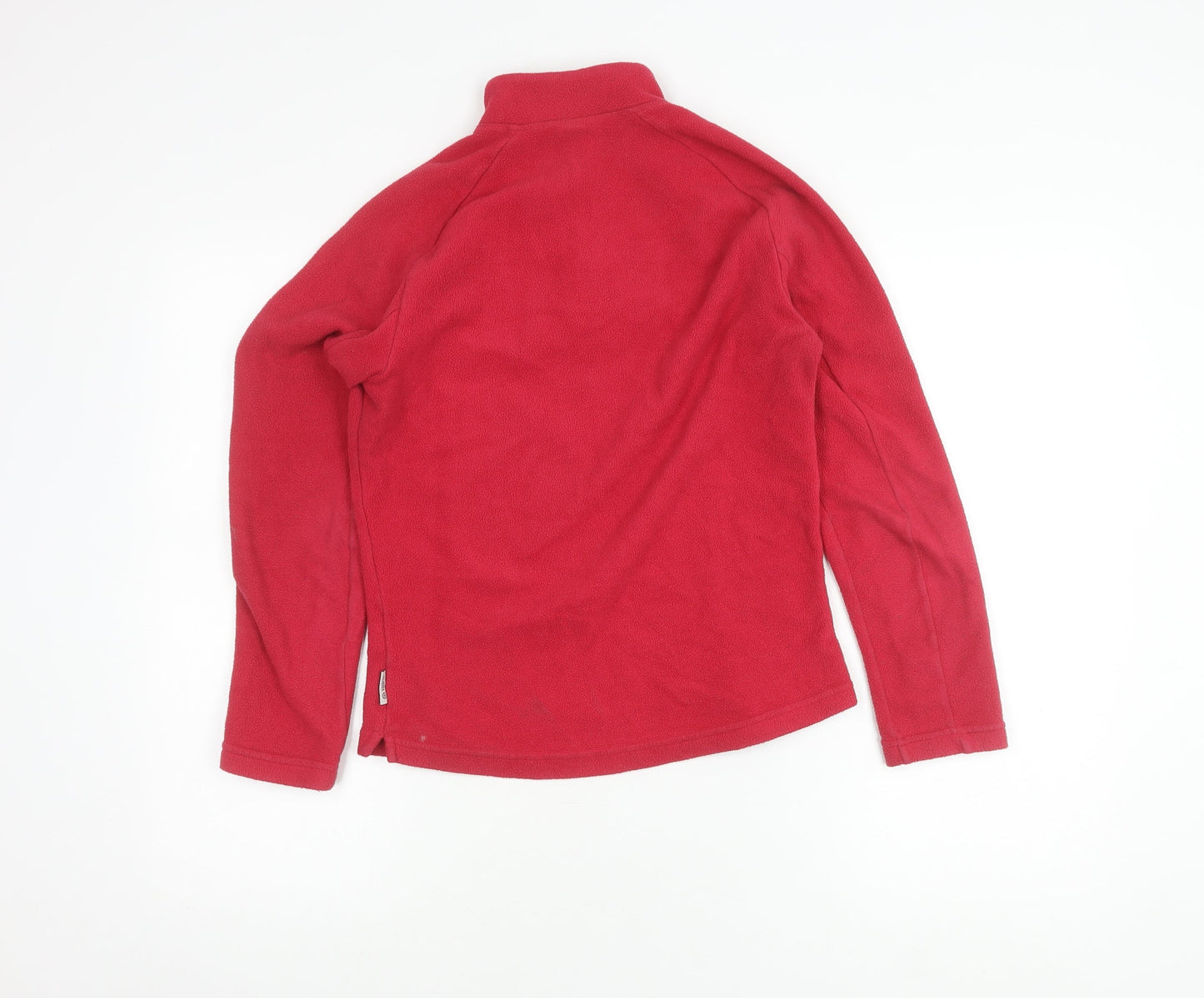 Oxylane Girls Red Fleece Pullover Sweatshirt Size S