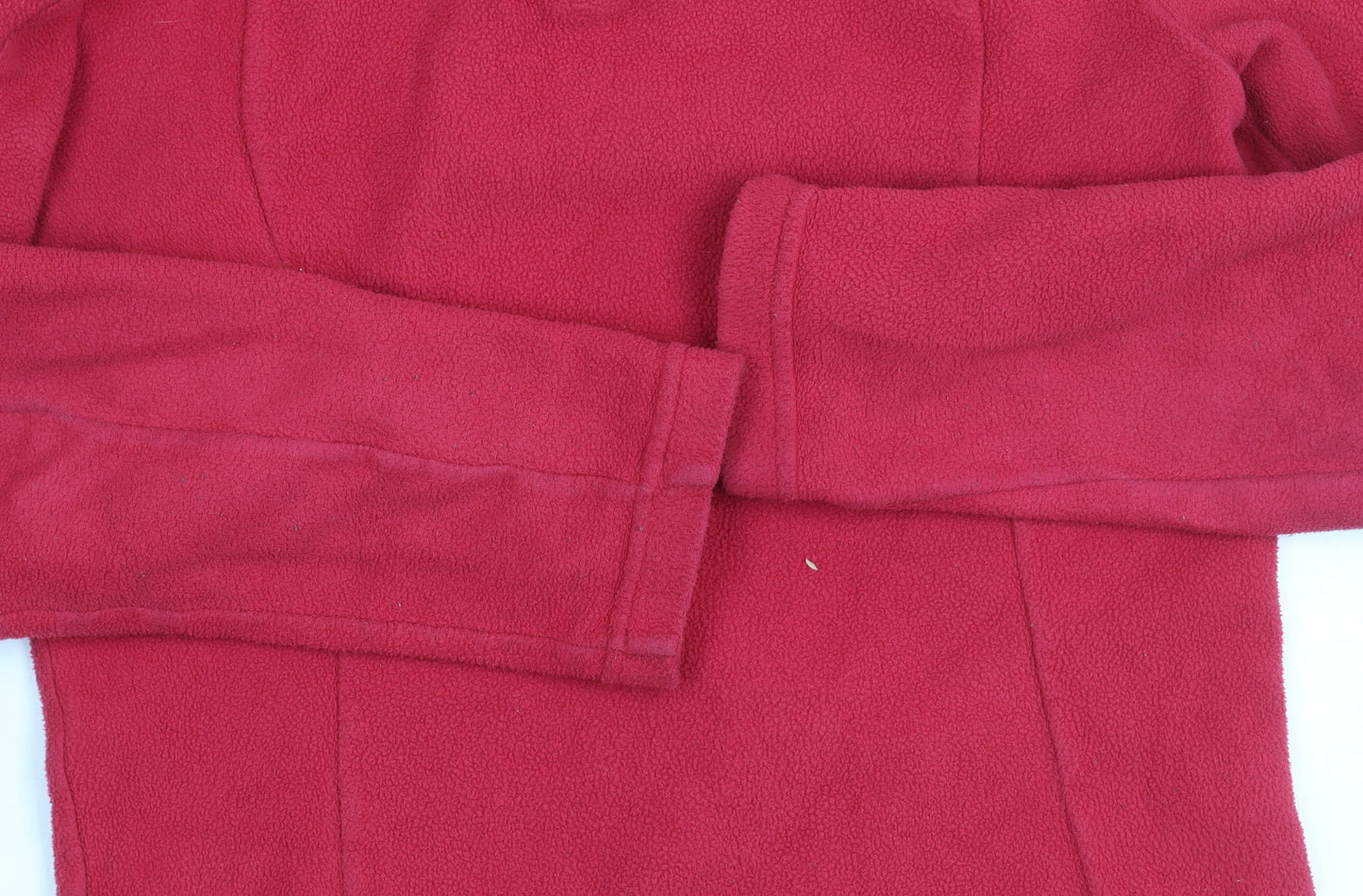 Oxylane Girls Red Fleece Pullover Sweatshirt Size S