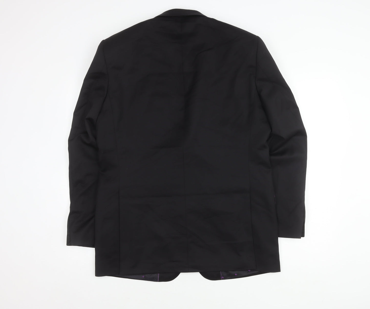 Mens UK Size 40 Daniel Hechter Regular Black Suit Tuxedo