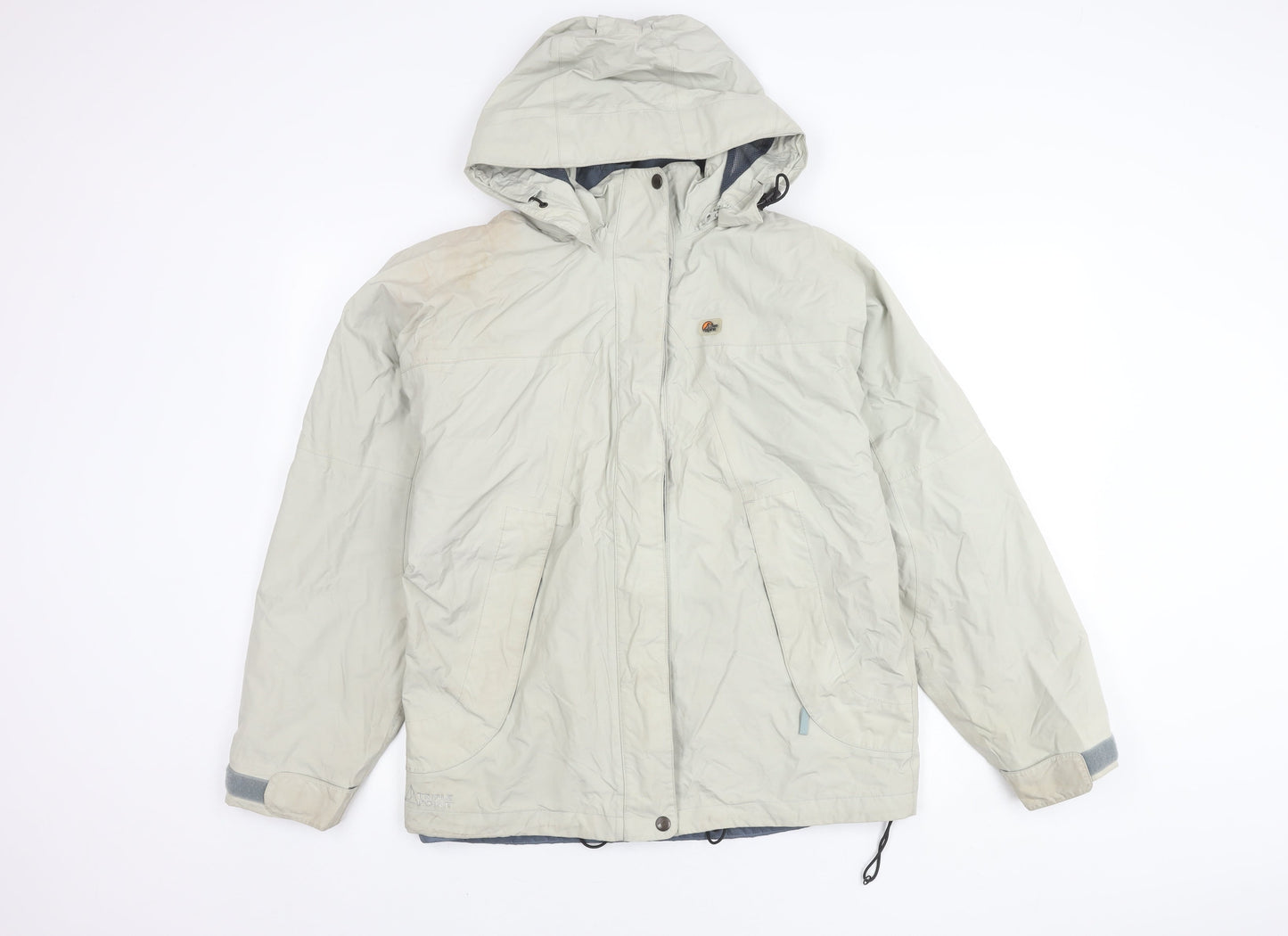 Womens UK Size M Lowe Alpine Ivory Rain Coat
