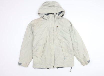 Womens UK Size M Lowe Alpine Ivory Rain Coat