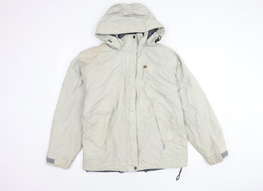Womens UK Size M Lowe Alpine Ivory Rain Coat