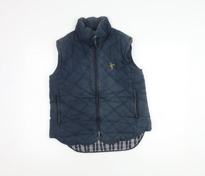 Caldene Women's Blue Quilted Waistcoat M