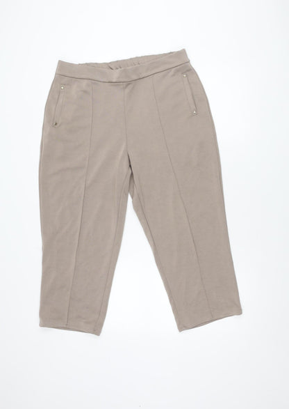 Elie Tahari Women's Brown Trousers L