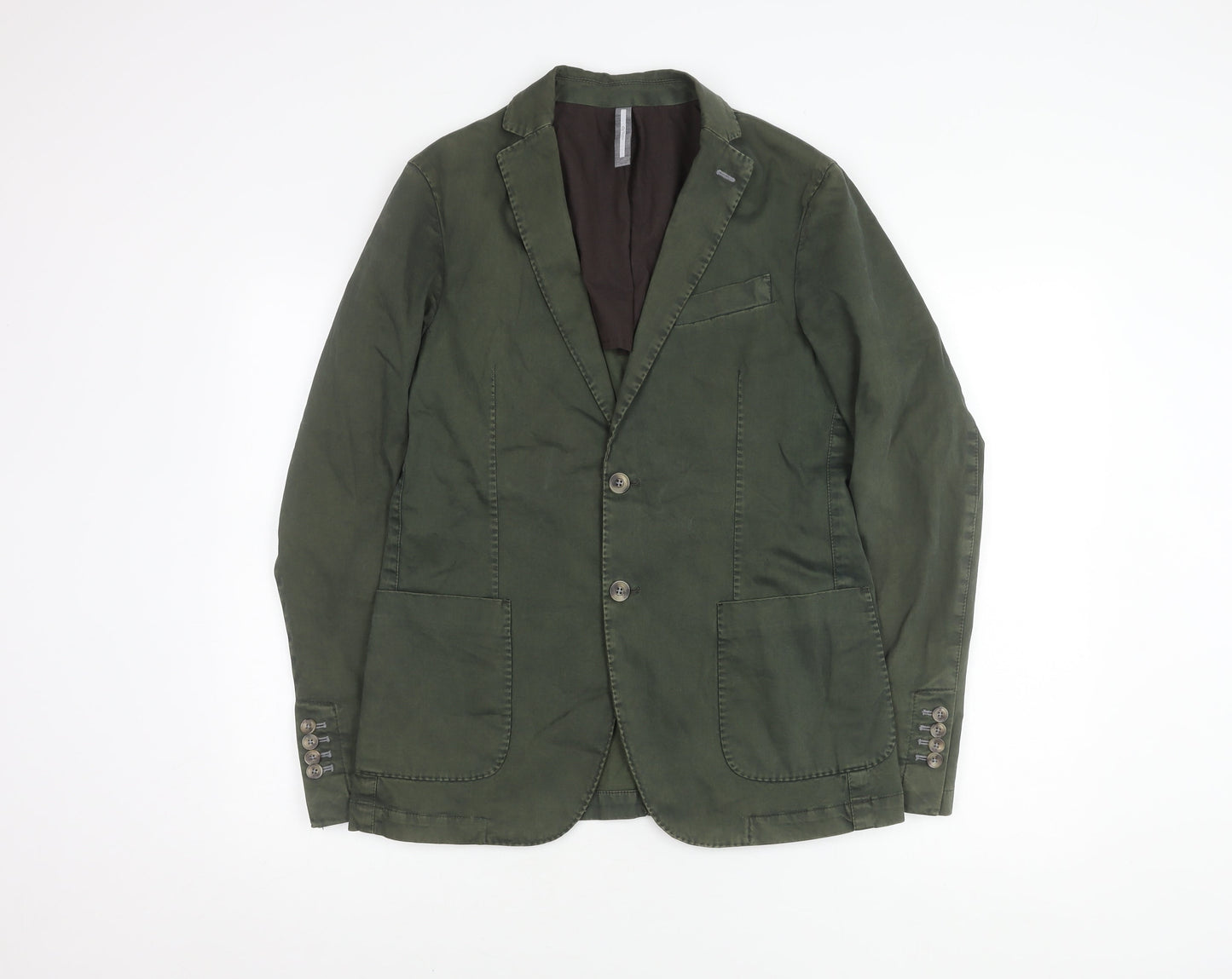 ASFALTO Men's Green Blazer Jacket UK 36