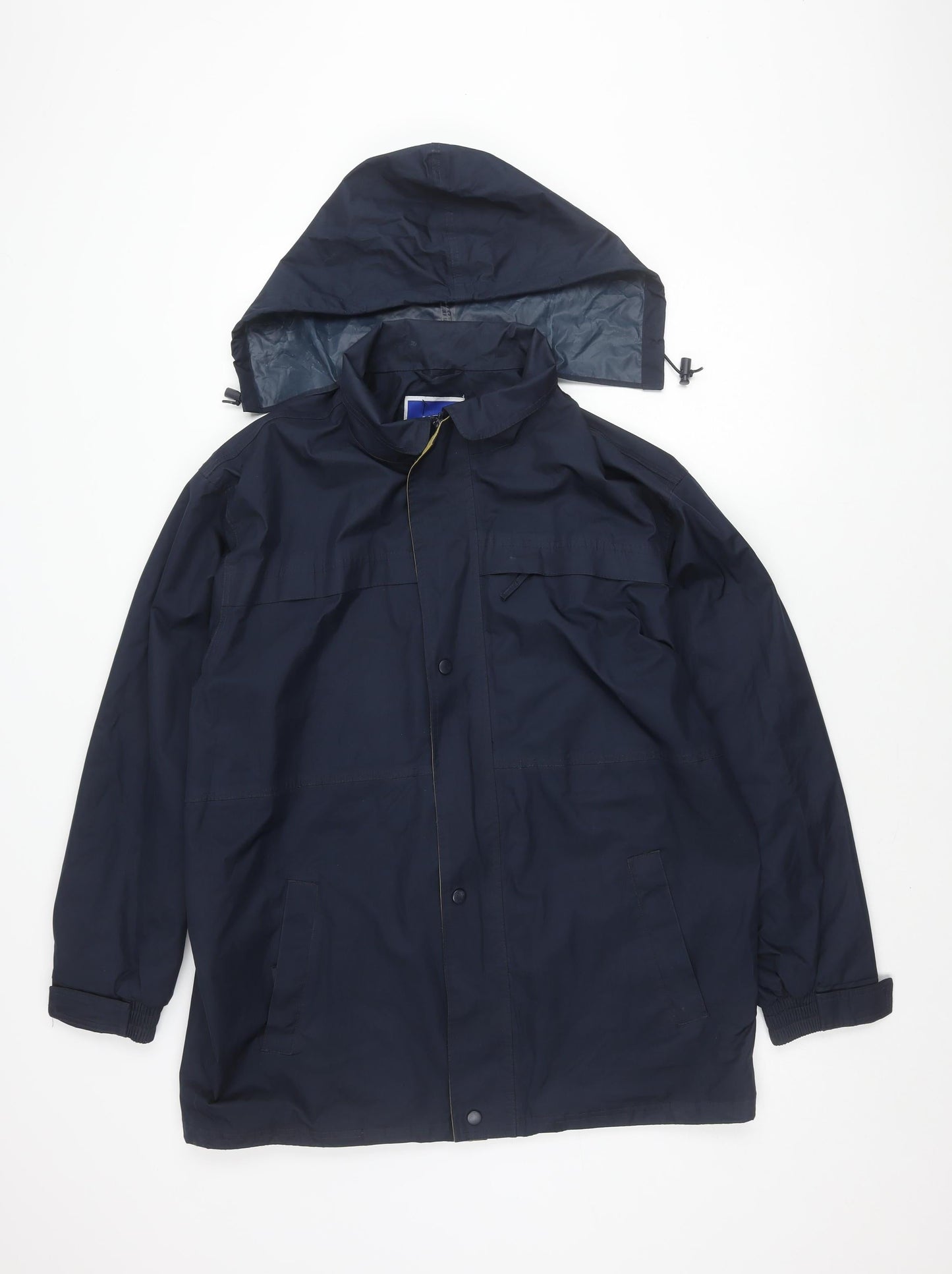 Mens UK Size M Result Blue Rain Coat