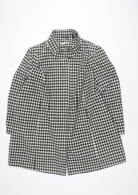 Anthology Women's Black Check Jacket UK 14