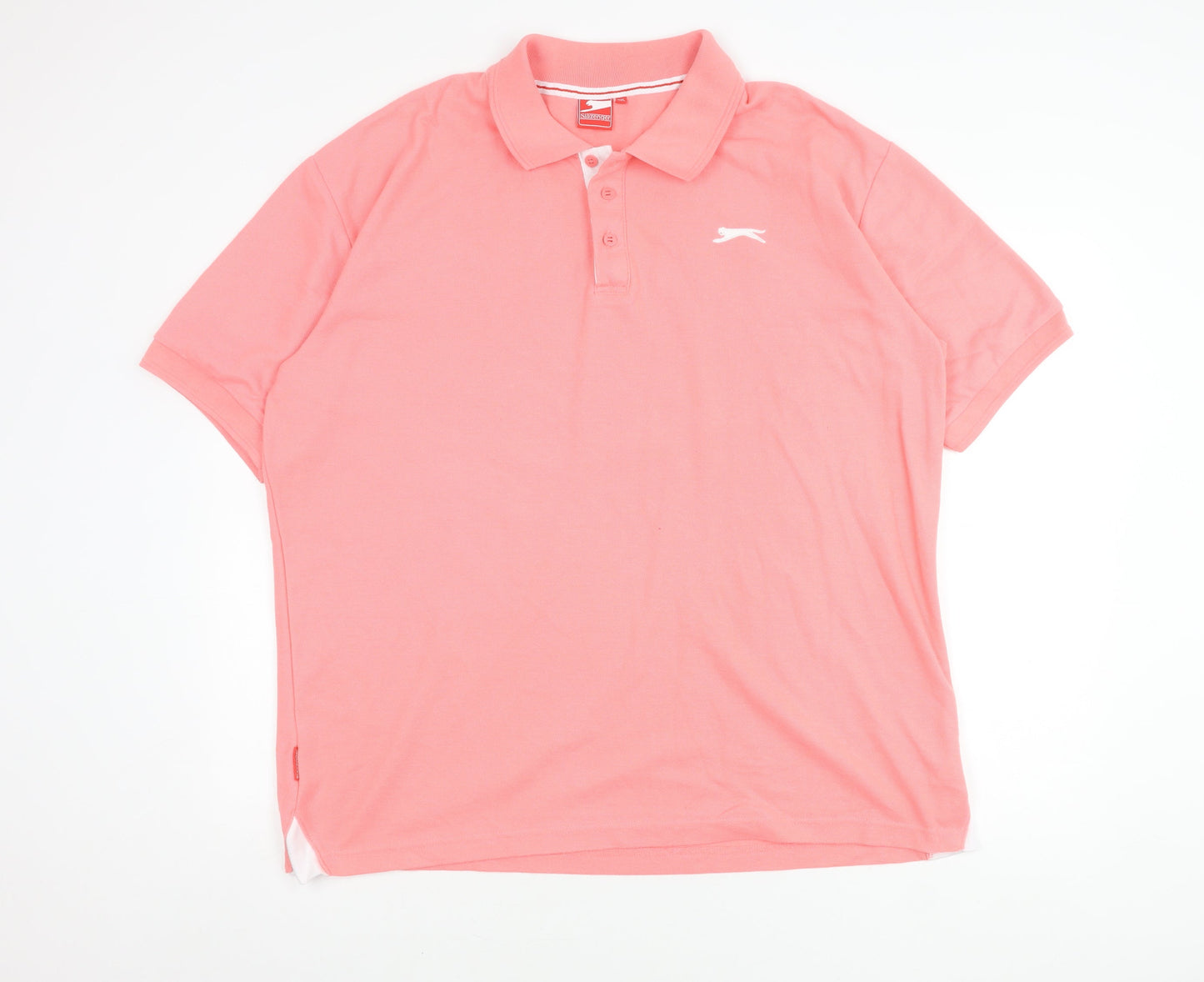 Slazenger Men's Pink 2XL Polo Shirt, Casual