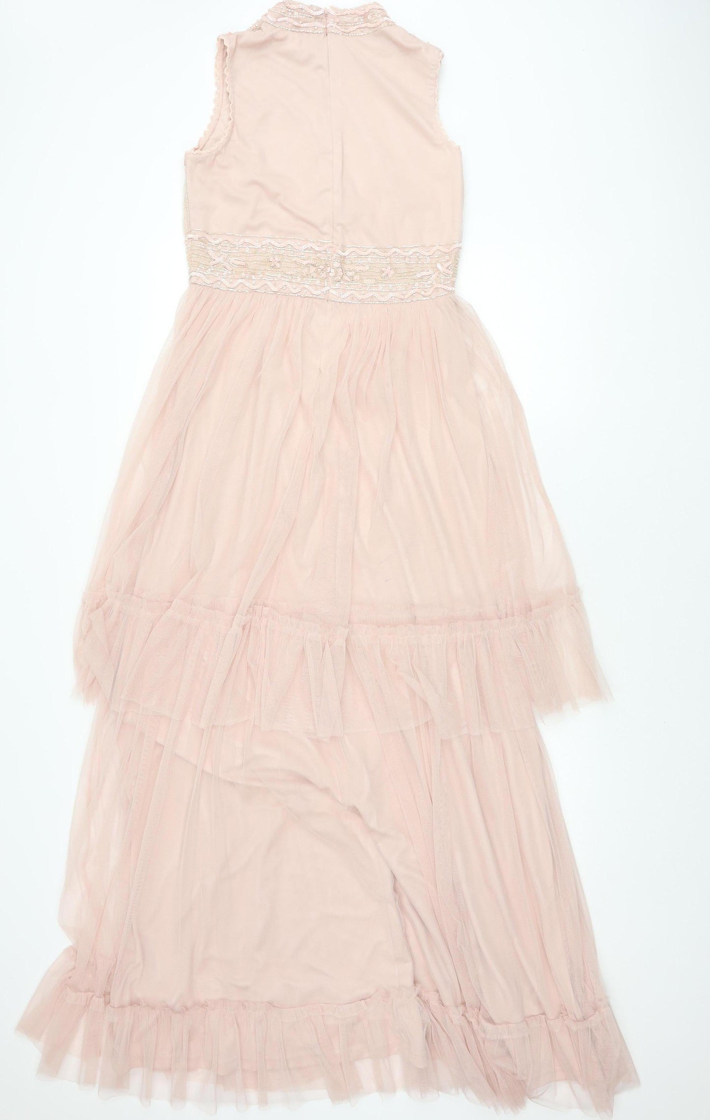 Frock & Frill Pink Women's Dress, Size 10, Sequin Accent