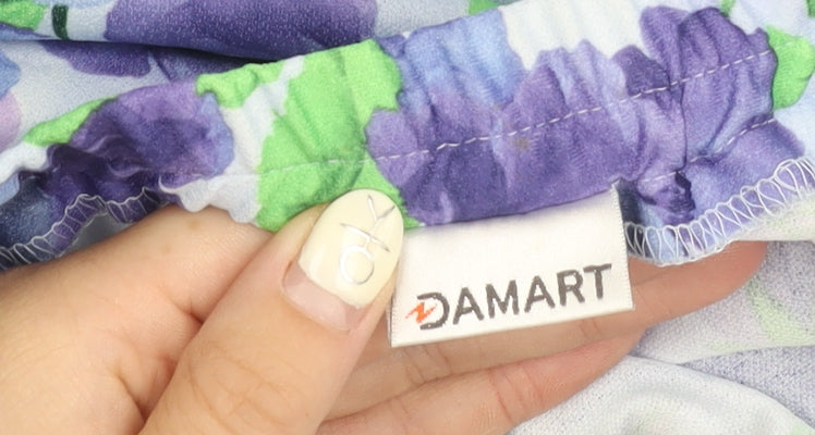 Damart Women's Multicoloured Floral Flare Skirt Size 18