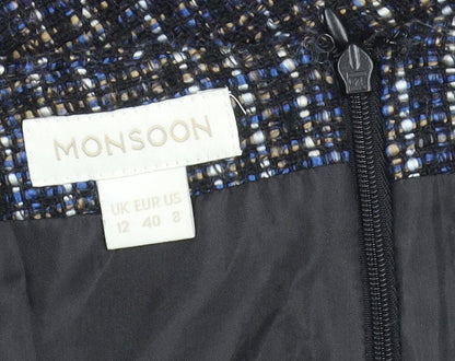 Monsoon Women's Multicoloured Sheath Dress, Size 12